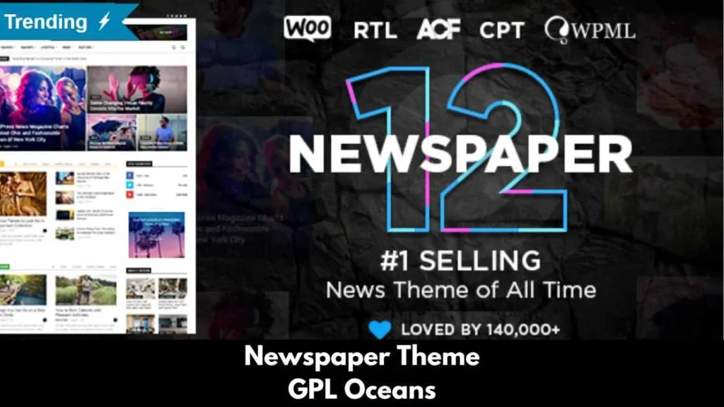 Download Free Newspaper WordPress Theme